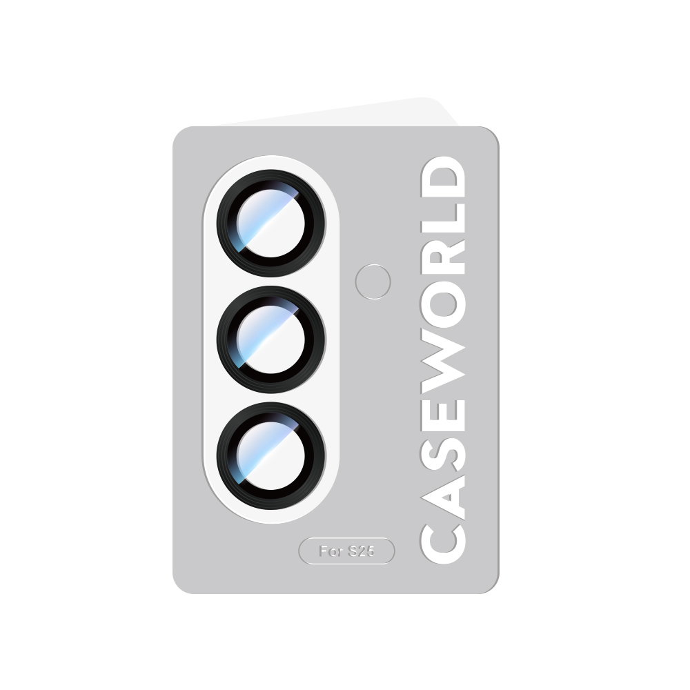 Samsung Galaxy S25 Uyumlu CaseWorld Alloy Serisi Oleofobik Anti Reflective Kamera Lens Koruyucu - 3