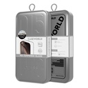 Apple iPhone 15 Uyumlu CaseWorld 0.25mm HD 3D Temperli Cam Ekran Koruyucu + Uygulama Aparatlı - 5