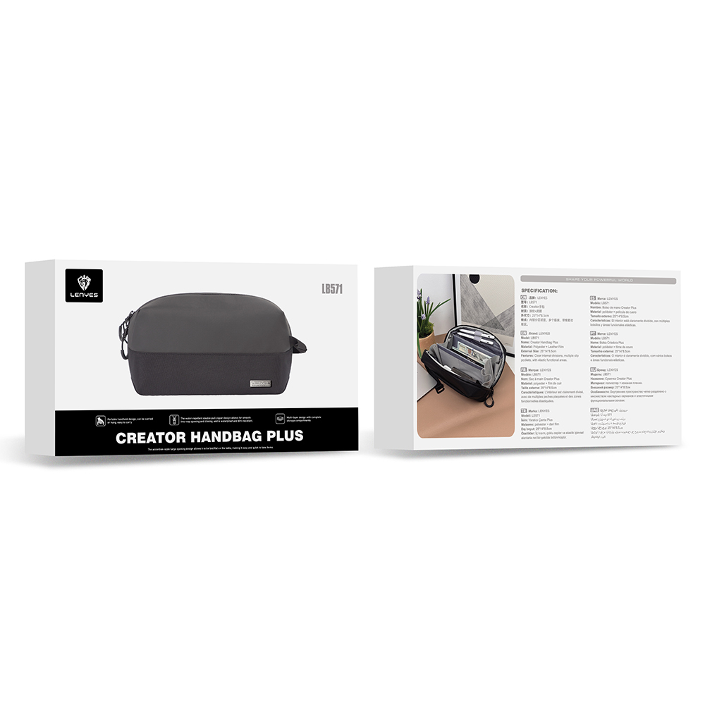 Lenyes LB571 Su Geçirmez Aşınmaya ve Çizilmeye Dayanıklı Aksesuar Çantası 25cm - 9