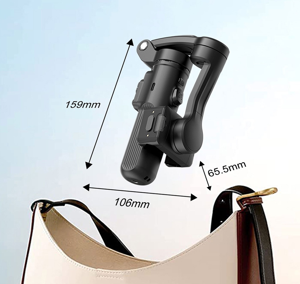 Lenyes LPH113 3 Eksenli Gimbal Sabitleyici Akıllı Stabilizatör - 4