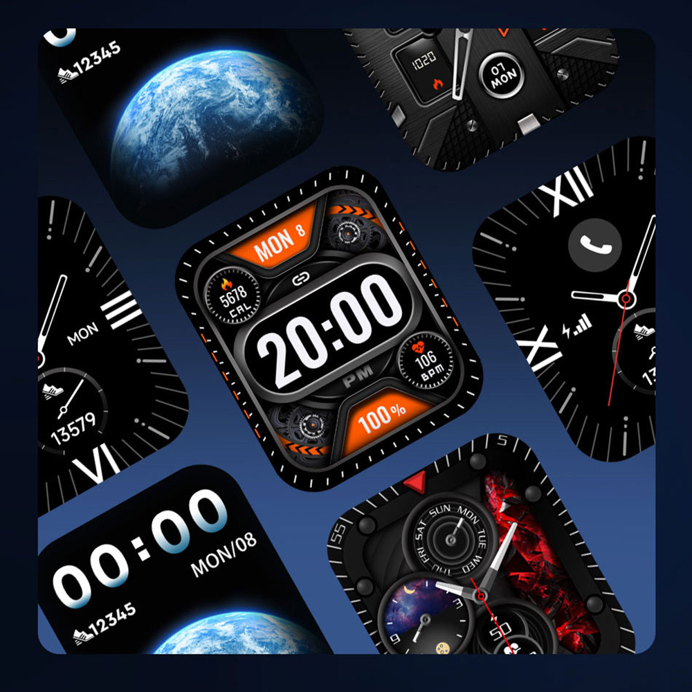 Wiwu SW05 Smart Watch İOS ve Android Uyumlu TFT Ekranlı IP68 Sertifikalı Akıllı Saat - 18