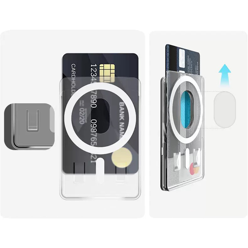 Zore Magnetik Cardsafe Transparan Kartlık - 2