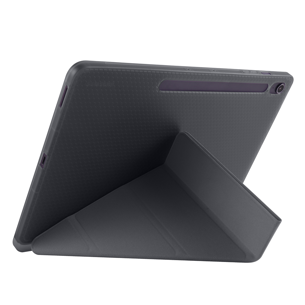Samsung Galaxy Tab S10 Uyumlu FE Plus Kılıf Zore Tri Folding Kalem Bölmeli Standlı Kılıf - 17