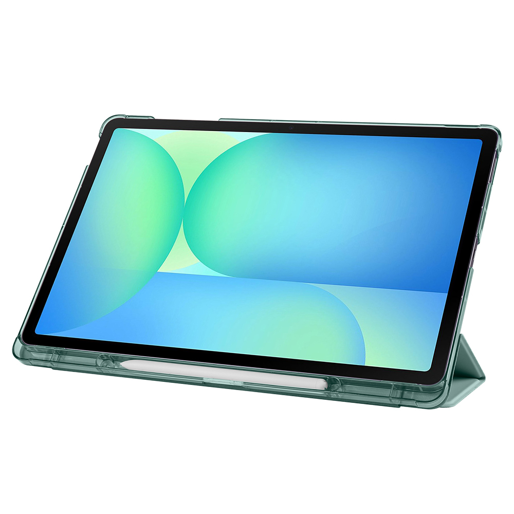 Samsung Galaxy Tab S10 Uyumlu FE Plus Zore Smart Cover Kalem Bölmeli Standlı 1-1 Kılıf - 17