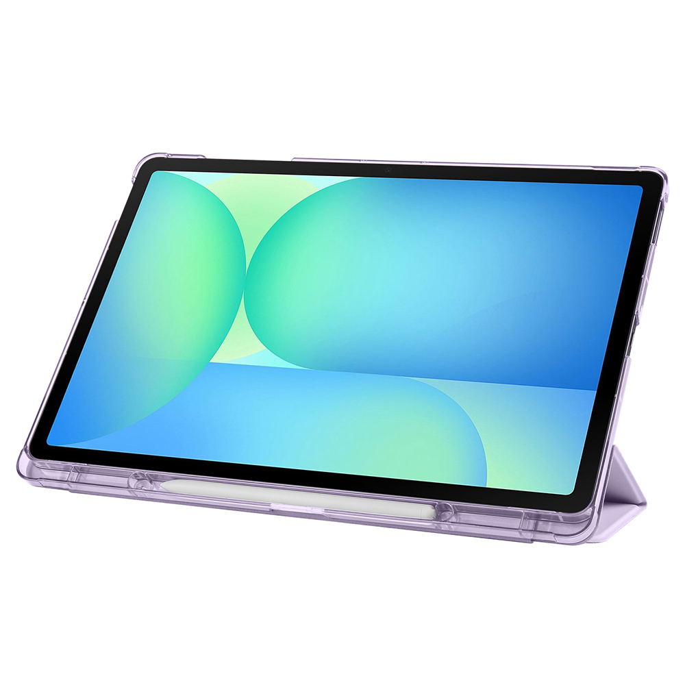 Samsung Galaxy Tab S10 Uyumlu FE Plus Zore Smart Cover Kalem Bölmeli Standlı 1-1 Kılıf - 19