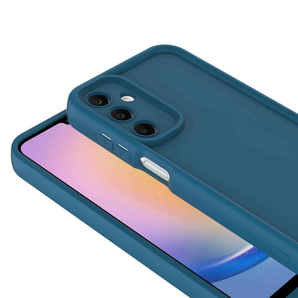 Samsung Galaxy A15 Uyumlu Kılıf Kamera Korumalı Zore Ananas Kapak - 6