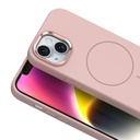 Apple iPhone 14 Uyumlu Kılıf M-Safe Şarj Özellikli Metal Kamera Çerçeveli Zore Edi Silikon Kapak - 1