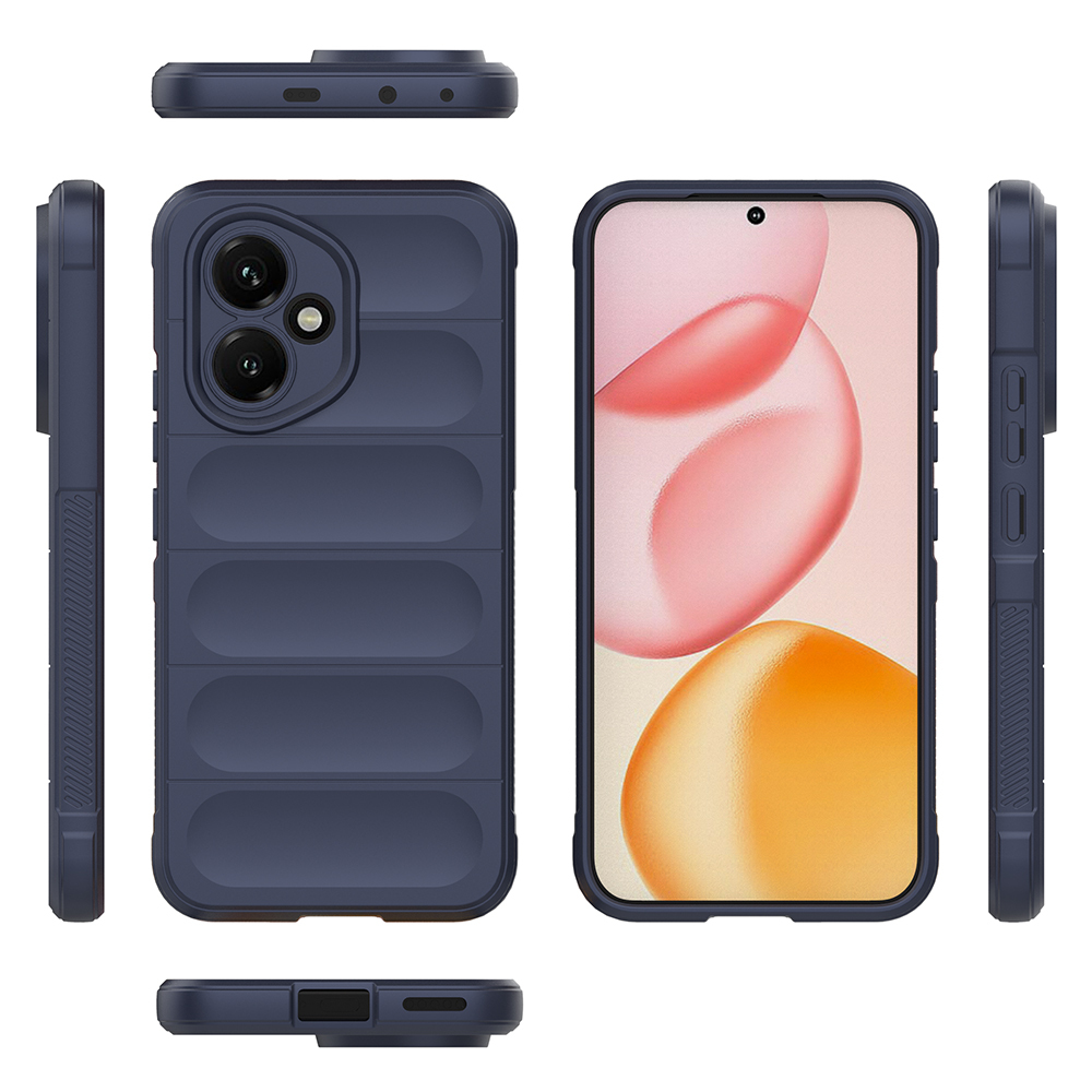 Honor 400 Uyumlu Kılıf Esnek TPU Oyuklu Arka Yüzey Tasarımlı Zore Etnik Silikon Kapak - 1