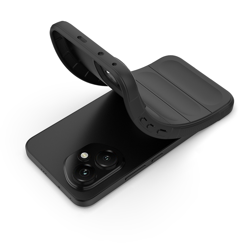 Honor 400 Uyumlu Kılıf Esnek TPU Oyuklu Arka Yüzey Tasarımlı Zore Etnik Silikon Kapak - 3