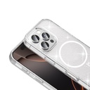​Apple iPhone 16 Pro Max Uyumlu Kılıf M-safe Şarj Özellikli Parlayan Simli Saydam Renkli Zore Maris Kapak - 2