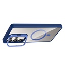 Samsung Galaxy S25 Ultra Uyumlu Kılıf Standlı ve Kamera Lens Hediyeli M-Safe Şarj Özellikli Zore Etro Kapak - 4