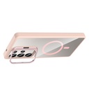 Samsung Galaxy S25 Ultra Uyumlu Kılıf Standlı ve Kamera Lens Hediyeli M-Safe Şarj Özellikli Zore Etro Kapak - 6