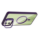 Samsung Galaxy A06 Uyumlu Kılıf Standlı ve Kamera Lens Hediyeli M-Safe Şarj Özellikli Zore Etro Kapak - 2