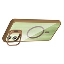 Samsung Galaxy A06 Uyumlu Kılıf Standlı ve Kamera Lens Hediyeli M-Safe Şarj Özellikli Zore Etro Kapak - 6