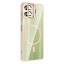 Samsung Galaxy A06 Uyumlu Kılıf Standlı ve Kamera Lens Hediyeli M-Safe Şarj Özellikli Zore Etro Kapak - 7