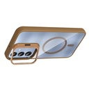 Samsung Galaxy A16 Uyumlu Kılıf Standlı ve Kamera Lens Hediyeli M-Safe Şarj Özellikli Zore Etro Kapak - 8