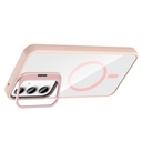 Samsung Galaxy A35 Uyumlu Kılıf Standlı ve Kamera Lens Hediyeli M-Safe Şarj Özellikli Zore Etro Kapak - 12