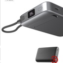 Lenyes PW1009D PD 35W Qi2 Teknolojili Type-C Kablolu Standlı Wireless Powerbank 15W 10000mAh - 1