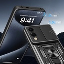 Samsung Galaxy S25 Edge Uyumlu Kılıf Magnetik Standlı Kamera Korumalı Zore Sürgülü Vega Kapak - 4