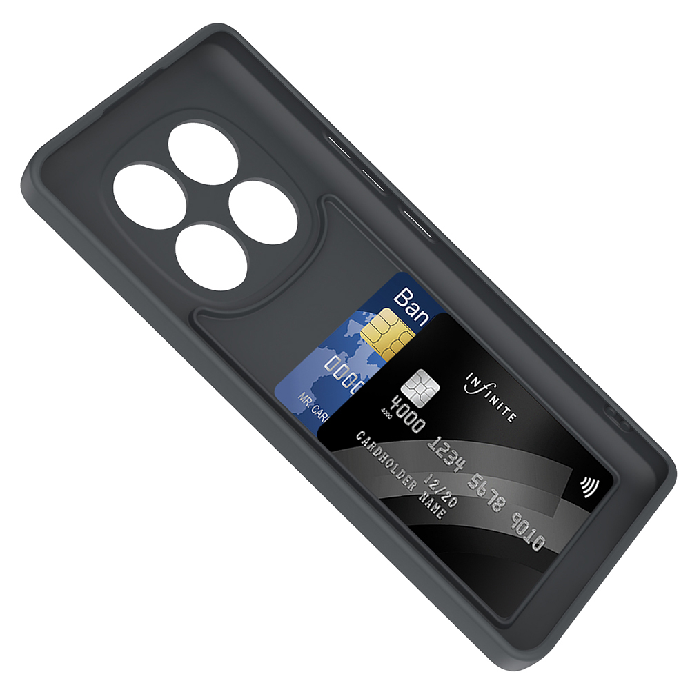 Xiaomi Redmi Note 14 Pro 4G Uyumlu Kılıf Kamera Korumalı Kartlık Hazneli Zore Vitra Kapak - 5