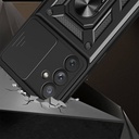 Samsung Galaxy A54 Uyumlu Kılıf Magnetik Standlı Kamera Korumalı Zore Sürgülü Vega Kapak - 1