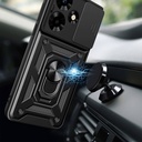Infinix Hot 30 Uyumlu Kılıf Magnetik Standlı Kamera Korumalı Zore Sürgülü Vega Kapak - 2