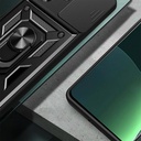 Infinix Hot 30 Uyumlu Kılıf Magnetik Standlı Kamera Korumalı Zore Sürgülü Vega Kapak - 3