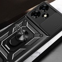 Infinix Hot 30 Uyumlu Kılıf Magnetik Standlı Kamera Korumalı Zore Sürgülü Vega Kapak - 7