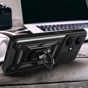 Infinix Hot 30 Uyumlui Kılıf Magnetik Standlı Kamera Korumalı Zore Sürgülü Vega Kapak - 5