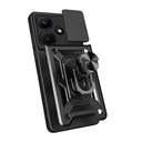 Infinix Hot 30 Uyumlui Kılıf Magnetik Standlı Kamera Korumalı Zore Sürgülü Vega Kapak - 7