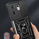 Infinix Zero 30 4G Uyumlu  Kılıf Magnetik Standlı Kamera Korumalı Zore Sürgülü Vega Kapak - 3