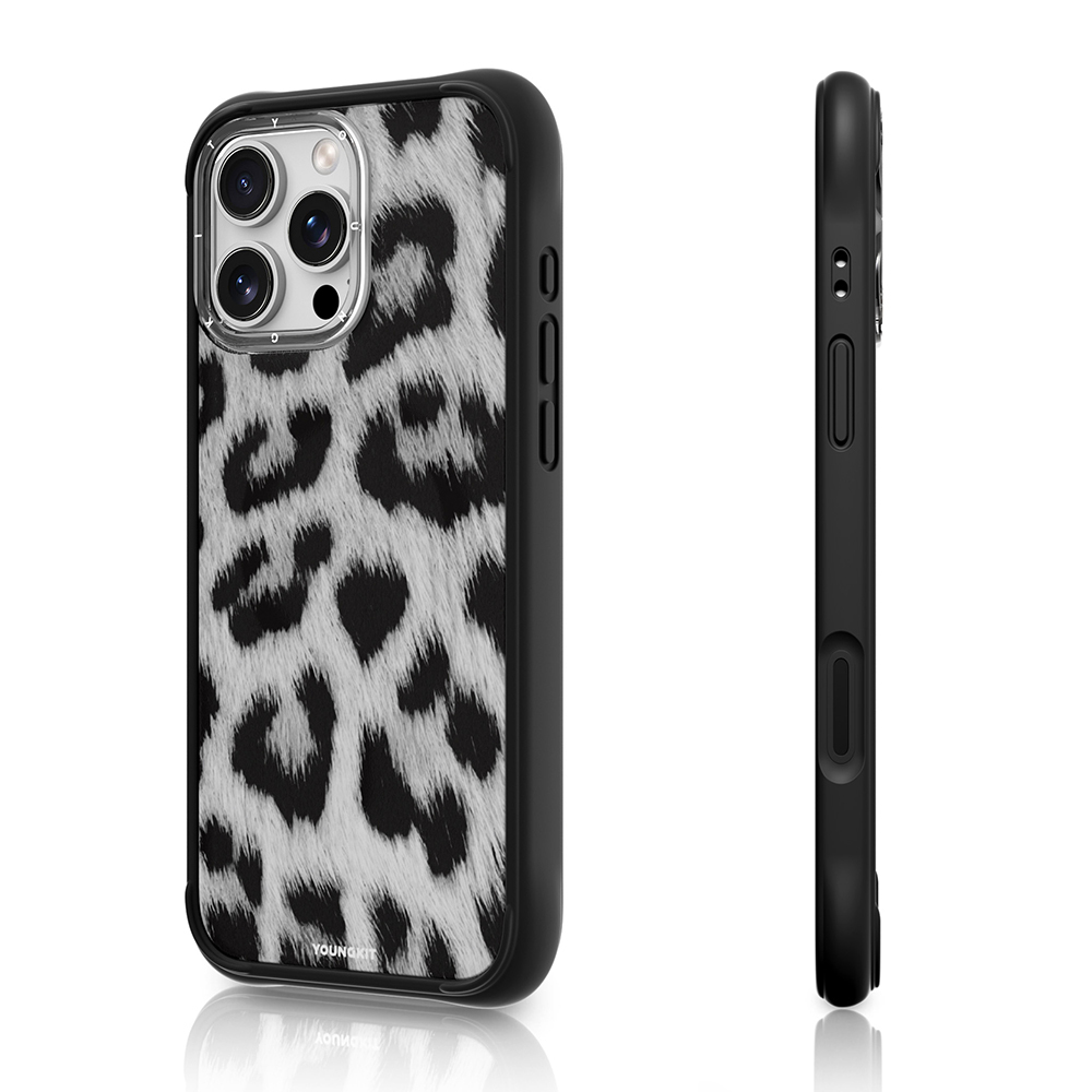 Apple iPhone 16 Pro Max Uyumlu Kılıf M-safe Şarj Özellikli Youngkit Leopard Serisi Kapak - 5