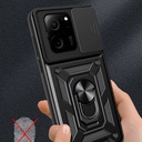 Xiaomi Mi 13T Pro Uyumlu Kılıf Magnetik Standlı Kamera Korumalı Zore Sürgülü Vega Kapak - 3