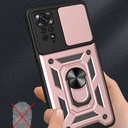 Xiaomi Redmi Note 11 Pro 4G Kılıf Magnetik Standlı Kamera Korumalı Zore Sürgülü Vega Kapak - 7