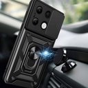 Xiaomi Redmi Note 13 4G Kılıf Magnetik Standlı Kamera Korumalı Zore Sürgülü Vega Kapak - 5