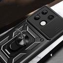 Xiaomi Redmi Note 13 4G Kılıf Magnetik Standlı Kamera Korumalı Zore Sürgülü Vega Kapak - 8
