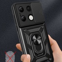 Xiaomi Redmi Note 13 4G Kılıf Magnetik Standlı Kamera Korumalı Zore Sürgülü Vega Kapak - 9