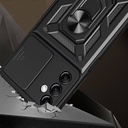 Samsung Galaxy A14 Uyumlu Kılıf Magnetik Standlı Kamera Korumalı Zore Sürgülü Vega Kapak - 4