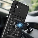 Samsung Galaxy A14 Uyumlu Kılıf Magnetik Standlı Kamera Korumalı Zore Sürgülü Vega Kapak - 8