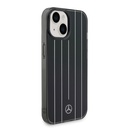 Apple iPhone 14 Uyumlu Kılıf Mercedes Benz Orjinal Lisanslı New Urban 3 Sert PC Paralel Çizgi Desenli Kapak - 3