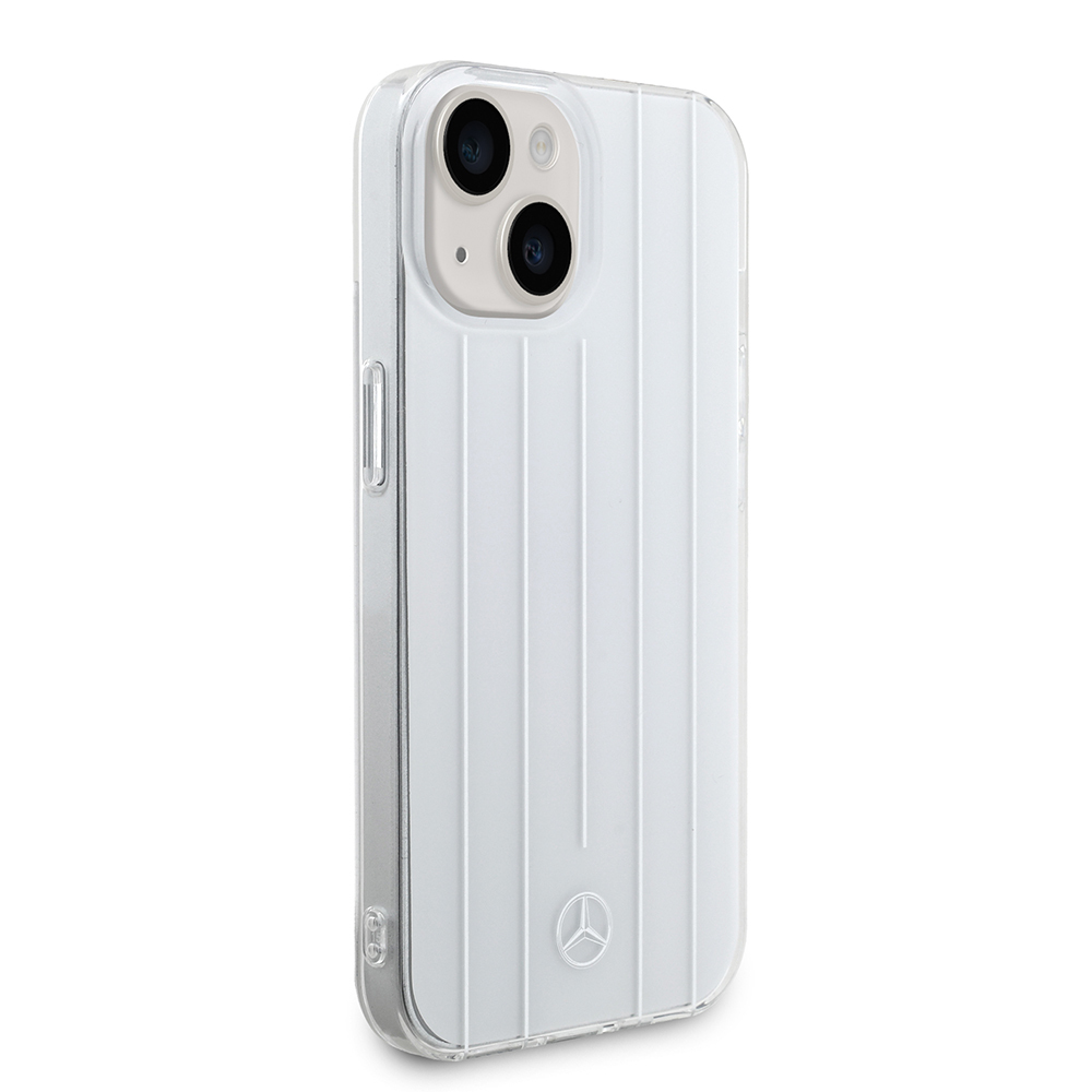 Apple iPhone 14 Uyumlu Kılıf Mercedes Benz Orjinal Lisanslı New Urban 3 Sert PC Paralel Çizgi Desenli Kapak - 8