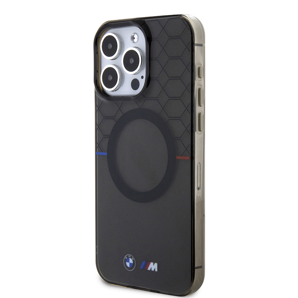 Apple iPhone 16 Pro Max Uyumlu Kılıf BMW Magsafe Şarj Özellikli Transparan M Dizayn Orjinal Lisanslı Kapak - 1