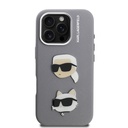 Apple iPhone 16 Pro Max Uyumlu Kılıf Karl Lagerfeld Orjinal Lisanslı K&C Heads Pin Kapak - 3