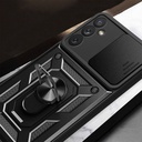 Samsung Galaxy A34 Uyumlu Kılıf Magnetik Standlı Kamera Korumalı Zore Sürgülü Vega Kapak - 6