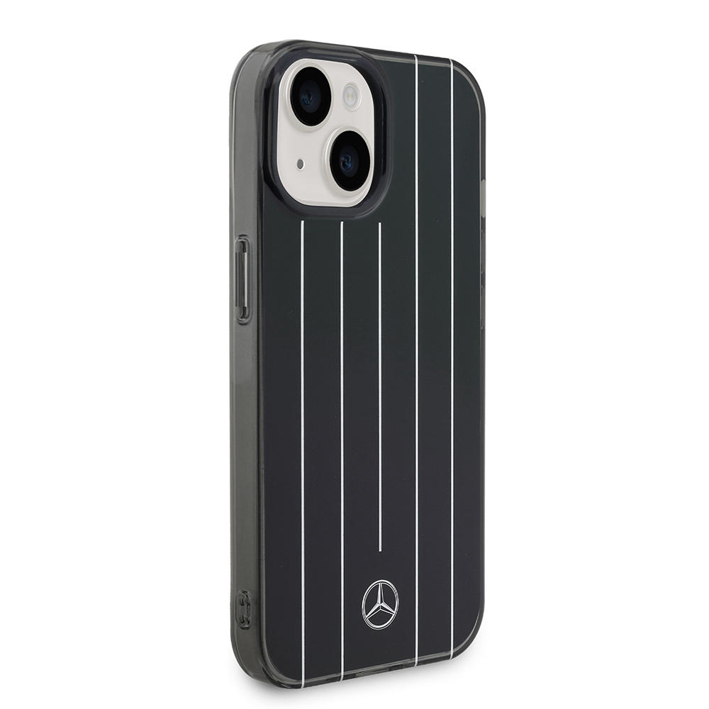 Apple iPhone 15 Uyumlu Kılıf Mercedes Benz Orjinal Lisanslı New Urban 3 IML Baskılı Paralel Çizgi Desenli Kapak - 8
