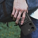 Tecno Camon 20 Uyumlu Kılıf Magnetik Standlı Kamera Korumalı Zore Sürgülü Vega Kapak - 7