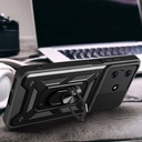 Tecno Spark 10C Uyumlu Kılıf Magnetik Standlı Kamera Korumalı Zore Sürgülü Vega Kapak - 5