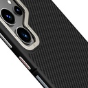 Samsung Galaxy S24 Ultra Uyumlu Kılıf Magsafe Şarj Özellikli Aramid Fiber Tasarımlı Youngkit 600D Kevlar Serisi Kapak - 1