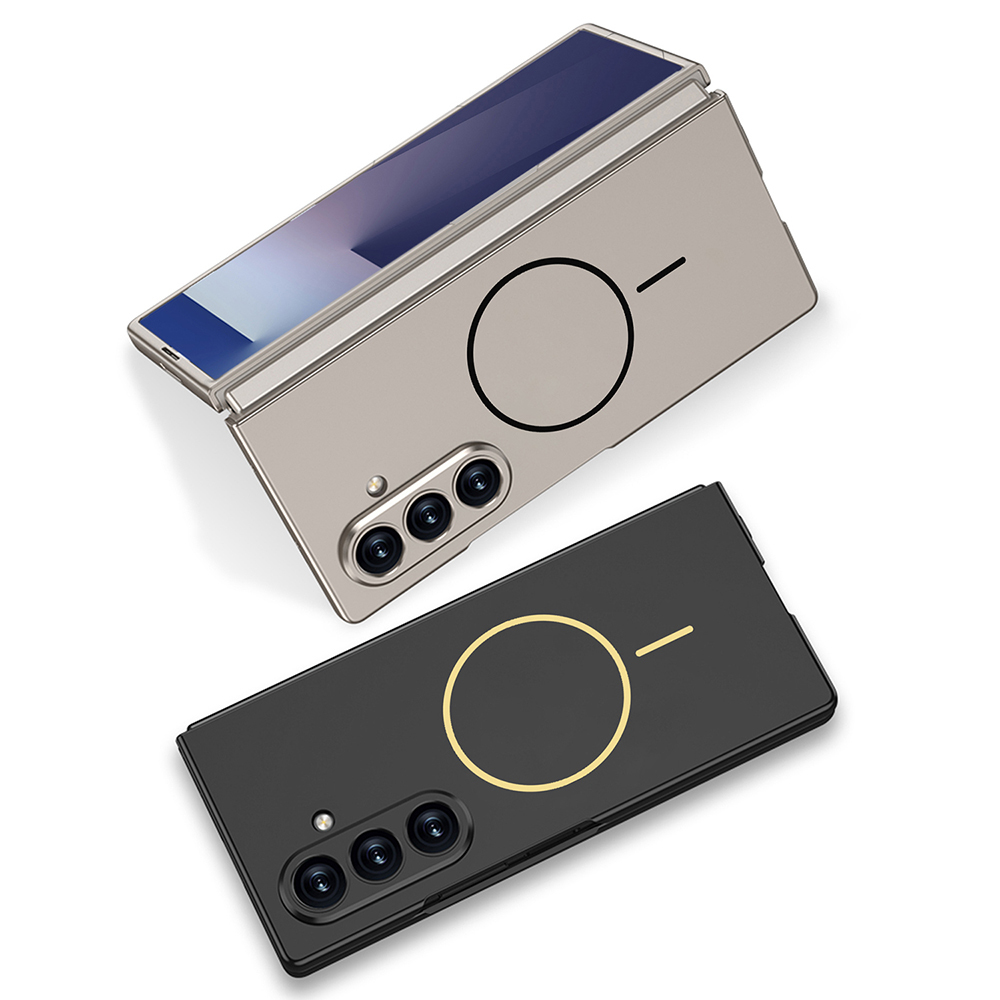 Galaxy Z Fold 7 Kılıf Wireless Şarj Özellikli Zore Kıpta M-safe Kapak - 1