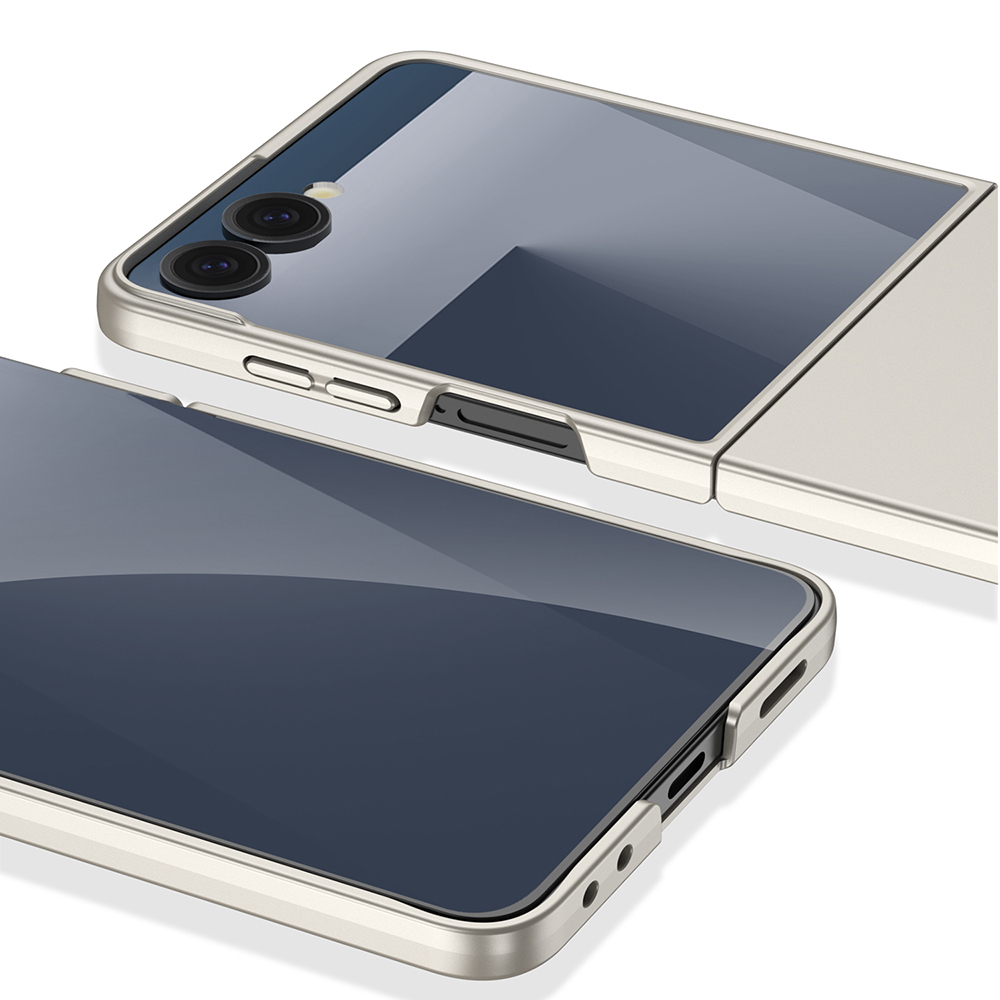 Samsung Galaxy Z Flip Uyumlu 7 Kılıf Zore Sert Kıpta Kapak - 6